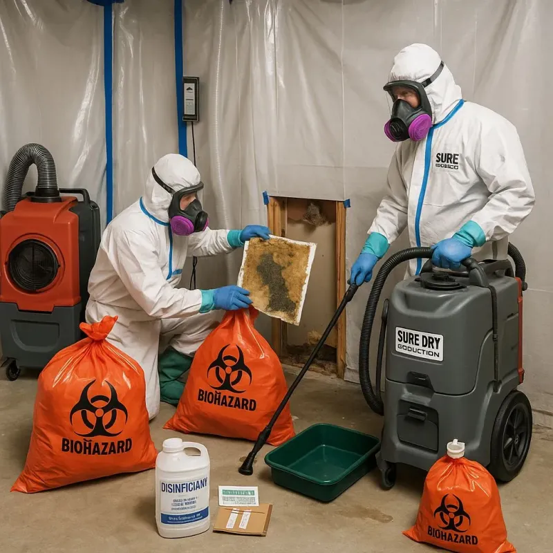 Contaminated Water Handling Protocols process in Ionia, MI
